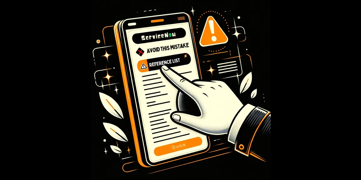 ServiceNow Reference Lists: Don't Make This Mistake